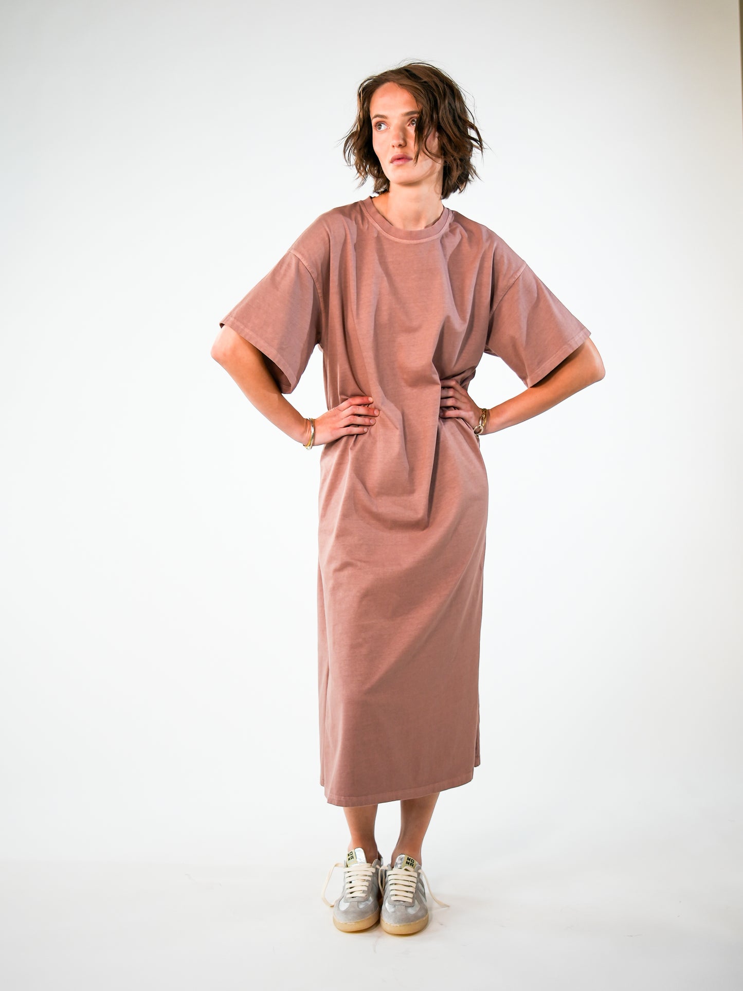 NOUS antwerp TARA DRESS overdye mauve