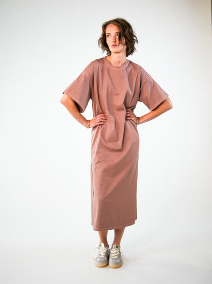 NOUS antwerp TARA DRESS overdye mauve