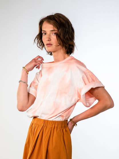 NOUS antwerp TERRY T-SHIRT grid blush