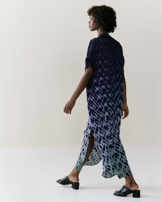 NOUS antwerp VALERY DRESS spots navy