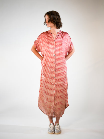 NOUS antwerp VALERY DRESS spots rouge
