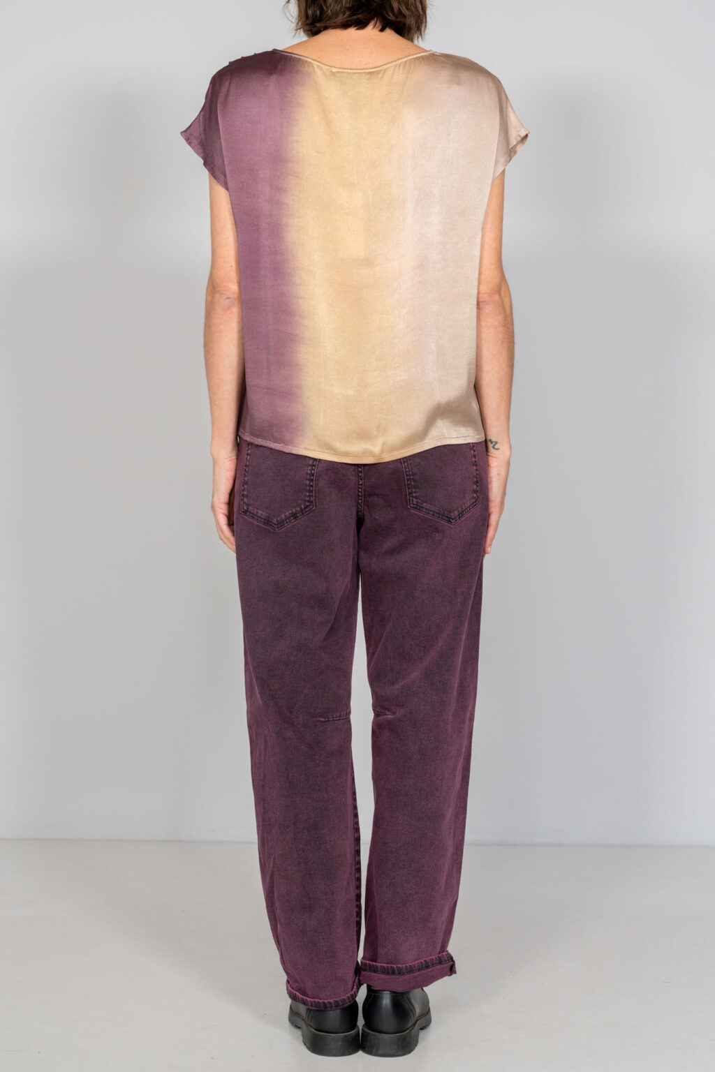 ﻿nous antwerp HELLA TOP I Vertical Ombre Blackish